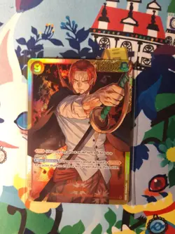 One Piece Card Game Shanks OP01-120 Secret Rare - Near Mint - Image 1