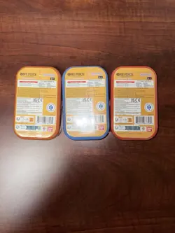 ONE PIECE CARD GAME - TIN PACK SET VOL. 2 (TS-02, OP13) x 3 READY TO SHIP - Image 2