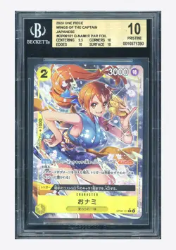 One Piece BGS 10 PRISTINE O-Nami R Alternate Art 2023 OP06-101 OP06 Japanese - Image 1