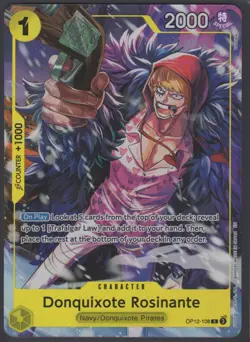 One Piece Illustration Box Vol. 6 Promo Donquixote Rosinante OP12-108 English - Image 1