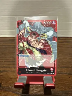 One Piece TCG- Edward.Newgate Leader - OP02-001 - Paramount War - Image 1