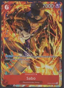 One Piece Illustration Box Vol. 5 Promo Sabo OP05-007 SR English - Image 1