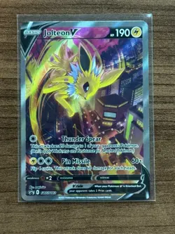 Pokemon Jolteon V SWSH183 SWSH: Sword & Shield Promo Cards Alt Art NM - Image 1