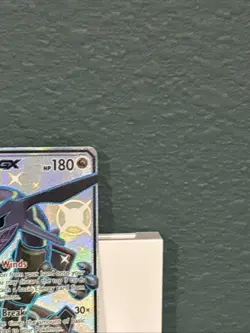 Rayquaza GX 177a/168 Celestial Storm Full Art Shiny Holo Rare Pokemon Card DMG - Image 3