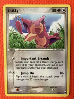 Skitty 64/92 Legend Maker Regular Pokemon Card Single ! 2006 - Image 1