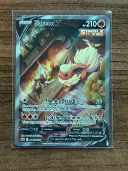 Pokemon Flareon V SWSH179 SWSH: Sword & Shield Promo Cards Alt Art NM - Image 1