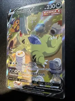Tyranitar V Alternate Art 155/163 Battle Styles Single Stike Pokemon Card - Image 2