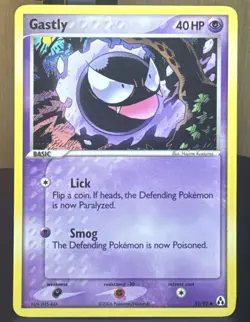 Pokemon Pokemon TCG: Gastly 52/92 Legend Maker Regular Vintage (English) Card - Image 1