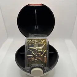 Pokemon #25 Pikachu 23k Gold Plated Card COA /Poke Ball 1999 Burger King - Image 1
