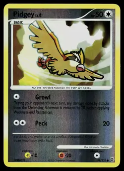 Pokemon Card - Pidgey Secret Wonders 99/132 Common Reverse Holo - Image 1