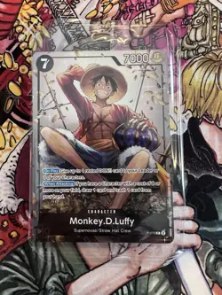 Monkey.D.Luffy (Tin Pack Set Vol. 2) P-075 One Piece Promotion Cards Foil SEALED - Image 1