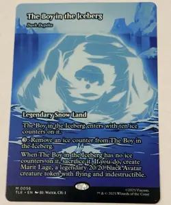 MTG The Boy in the Iceberg - Dark Depths TLE 0056 M NM Regular Borderless - Image 1