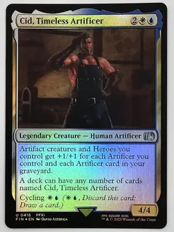 Cid, Timeless Artificer (0416) [FINAL FANTASY] Foil Near Mint - Image 1
