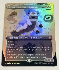 MTG Appa, Steadfast Guardian Avatar: The Last Airbender Foil Mythic Borderless - Image 1