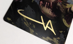 Ignoble Hierarch (50/54) Magic MtG Lorwyn Eclipsed Art Series, Gold Stamped! NM! - Image 2