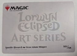 Ignoble Hierarch (50/54) Magic MtG Lorwyn Eclipsed Art Series, Gold Stamped! NM! - Image 3