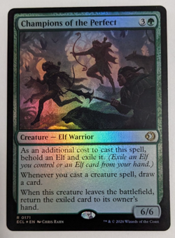 Champions of the Perfect (0171) Lorwyn Eclipsed ECL, Magic MtG, FOIL - NM! - Image 1