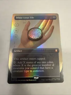 White Lotus Tile - 330 -MTG Avatar: The Last Airbender -Mythic - Borderless FOIL - Image 1