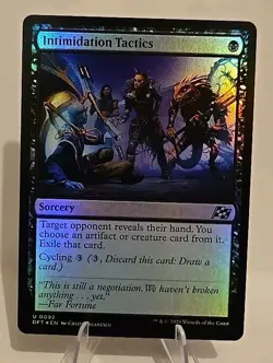 Intimidation Tactics MTG Aetherdrift Foil - Image 1