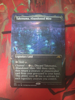 Takenuma, Abandoned Mire (Borderless) Kamigawa: Neon Dynasty Regular - Image 1