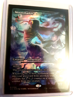 mtg 1 moonshadow foil lorwyn mythical n/m never played - Image 1