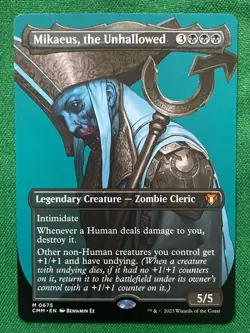 Mikaeus, the Unhallowed (Borderless) M Commander Masters 675 NM - Image 1