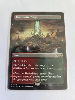 MTG Magic the Gathering Thornspire Verge (333/499) Duskmourn House of Horror NM - Image 1