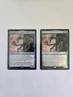 MTG, Jin-Gitaxias, Progress Tyrant Lot Of 2 NM Kamigawa: Neon Dynasty Regular - Image 1