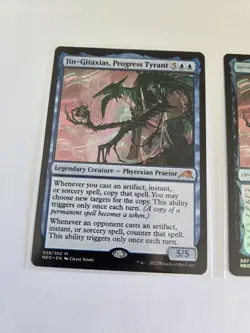 MTG, Jin-Gitaxias, Progress Tyrant Lot Of 2 NM Kamigawa: Neon Dynasty Regular - Image 2
