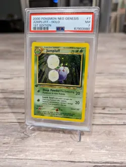 Pokemon Neo Genesis #7 Jumpluff - Holo - MINT - 1st Edition - PSA 7 - Image 2