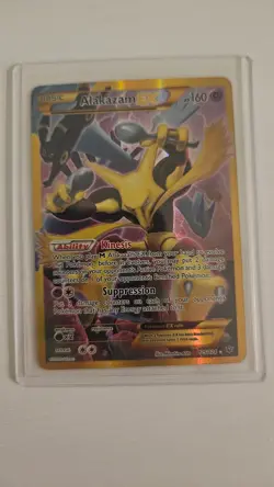 Pokemon TCG XY - Fates Collide #125/124 Alakazam EX (Secret) - Image 1