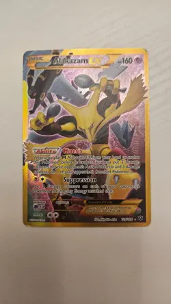 Pokemon TCG XY - Fates Collide #125/124 Alakazam EX (Secret) - Image 3