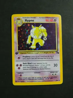 Pokemon 1ST EDITION HYPNO 8/62 - FOSSIL SET HOLO - (NM+) - Image 1