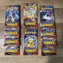 Pokemon TCG Surging Sparks Booster Pack 10x. Journey Together Booster Pack 4x - Image 1