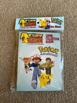 NEW, FACTORY SEALED 1999 POKEMON ACTION FLIPZ LENTICULAR COLLECTION ALBUM ARTBOX - Image 1