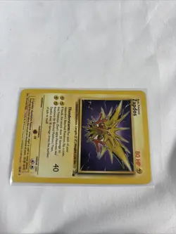 1999 Pokemon Fossil 1st Edition Zapdos #30/62 *SEE PICS* NM - Image 2