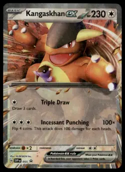 Pokemon TCG Scarlet & Violet Black Star Promos #55 Kangaskhan Ex Promo - Image 1
