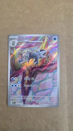 Pokemon Arctibax 209/193 Sv02: Paldea Evolved Illustration Rare Full Art Holo - Image 1