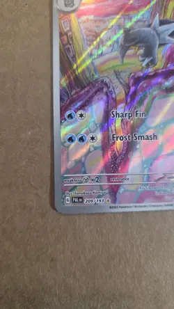 Pokemon Arctibax 209/193 Sv02: Paldea Evolved Illustration Rare Full Art Holo - Image 5