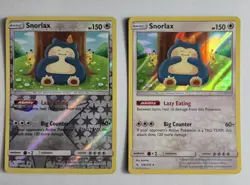 Pokemon Tcg Snorlax 158/214 Holo Reverse Holo Unplayed Buy List Rare 2 - Image 1