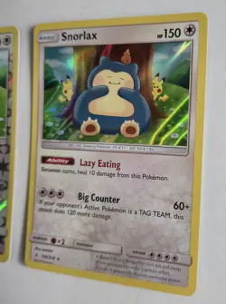 Pokemon Tcg Snorlax 158/214 Holo Reverse Holo Unplayed Buy List Rare 2 - Image 2