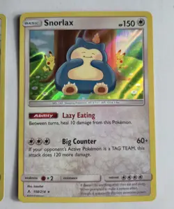 Pokemon Tcg Snorlax 158/214 Holo Reverse Holo Unplayed Buy List Rare 2 - Image 3