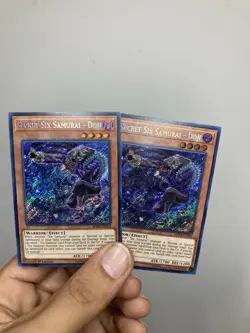 Yu-Gi-Oh Secret Six Samurai Doji SPWA-EN004 Secret Rare 1st Edition Near Mint x2 - Image 1
