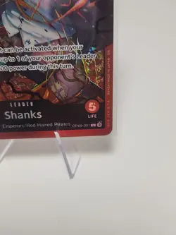 Shanks - OP09-001 - Leader - ST23 - English - Near Mint - One Piece CCG - Image 5