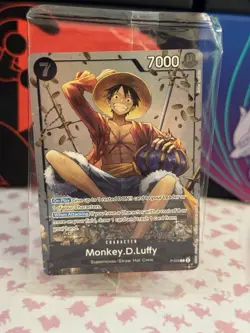One Piece Monkey D. Luffy P-075 English Promo Tin Vol 2 Exclusive Sealed FOIL! - Image 1