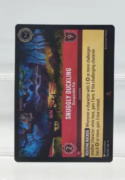 Disney Lorcana Snuggly Duckling - Disreputable Pub 135/204 Cold Foil Ursula's Re - Image 1