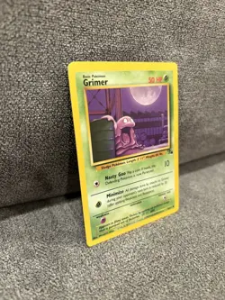 Pokemon Card Grimer 48/62 Unlimited Fossil WOTC NM - Image 2