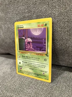 Pokemon Card Grimer 48/62 Unlimited Fossil WOTC NM - Image 3