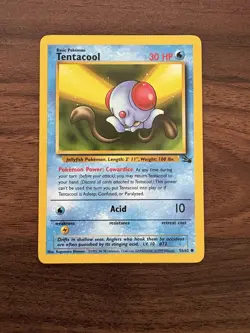 TENTACOOL - 56/62 - Fossil - Pokemon Card - NM - Image 1