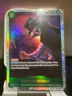 Dracule Mihawk OP12-030 SR - Legacy Of The Master - One Piece Card - NM English - Image 1